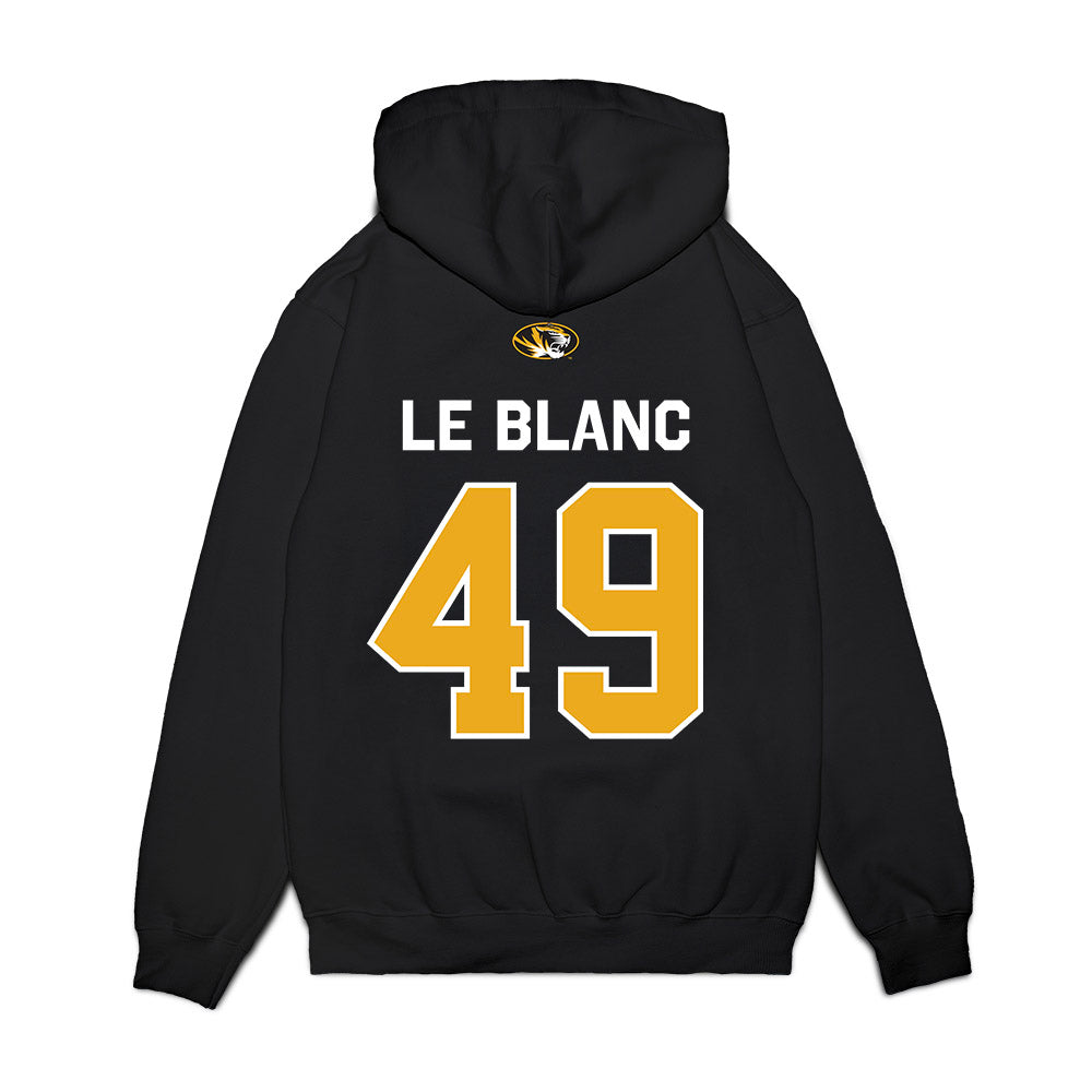 Missouri - NCAA Football : Brett Le Blanc - Memorial Stadium 100 Year Anniversary Premium Hooded Sweatshirt-1