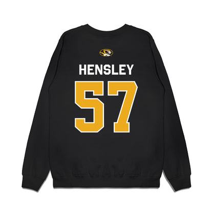 Missouri - NCAA Football : Mark Hensley - Memorial Stadium 100 Year Anniversary Premium Crewneck Sweatshirt-1