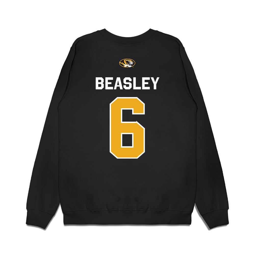 Missouri - NCAA Football : Jeremiah Beasley - Memorial Stadium 100 Year Anniversary Premium Crewneck Sweatshirt-1