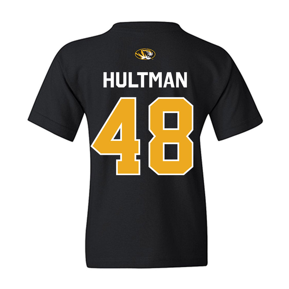 Missouri - NCAA Football : Brady Hultman - Memorial Stadium 100 Year Anniversary Youth T-Shirt-1