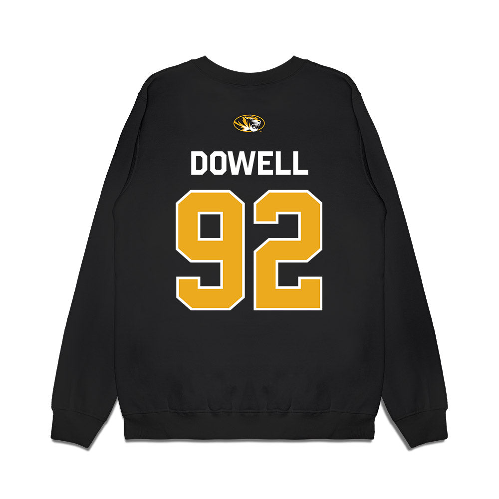 Missouri - NCAA Football : Jason Dowell - Memorial Stadium 100 Year Anniversary Premium Crewneck Sweatshirt-1
