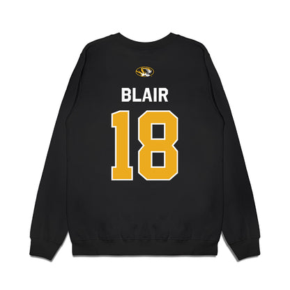 Missouri - NCAA Football : JaDon Blair - Memorial Stadium 100 Year Anniversary Premium Crewneck Sweatshirt-1