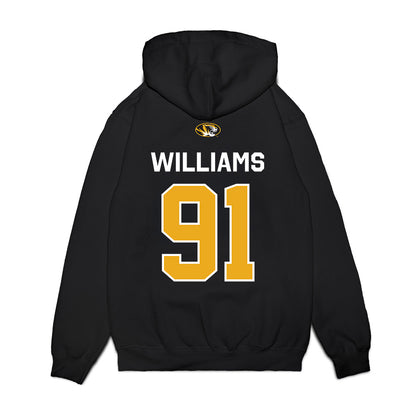 Missouri - NCAA Football : Elias Williams - Memorial Stadium 100 Year Anniversary Premium Hooded Sweatshirt-1
