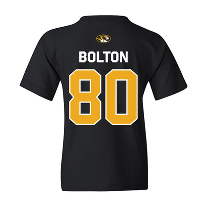 Missouri - NCAA Football : Jayden Bolton - Memorial Stadium 100 Year Anniversary Youth T-Shirt-1