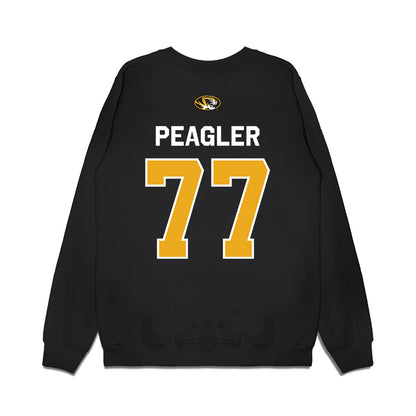 Missouri - NCAA Football : Curtis Peagler - Memorial Stadium 100 Year Anniversary Premium Crewneck Sweatshirt-1