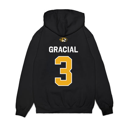 Missouri - NCAA Football : Marquis Gracial - Memorial Stadium 100 Year Anniversary Premium Hooded Sweatshirt-1