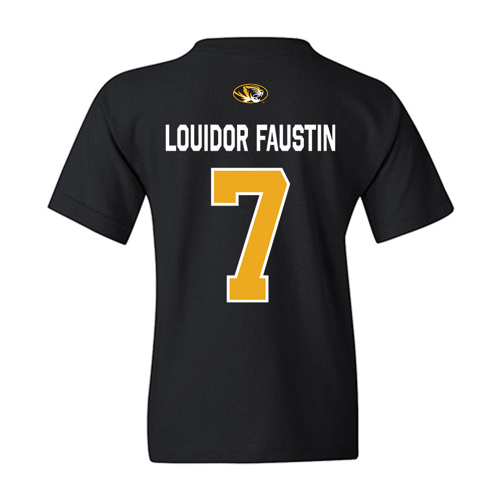 Missouri - NCAA Football : Kensley Louidor Faustin - Memorial Stadium 100 Year Anniversary Youth T-Shirt-1