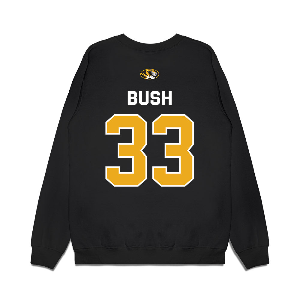 Missouri - NCAA Football : JJ Bush - Memorial Stadium 100 Year Anniversary Premium Crewneck Sweatshirt-1
