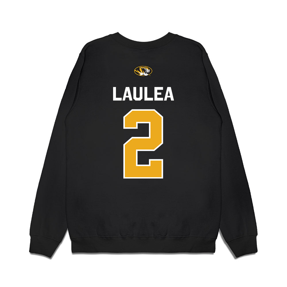 Missouri - NCAA Football : Sione Laulea - Memorial Stadium 100 Year Anniversary Premium Crewneck Sweatshirt-1
