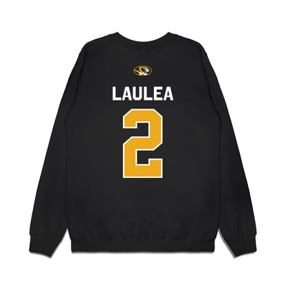 Missouri - NCAA Football : Sione Laulea - Memorial Stadium 100 Year Anniversary Premium Crewneck Sweatshirt-1