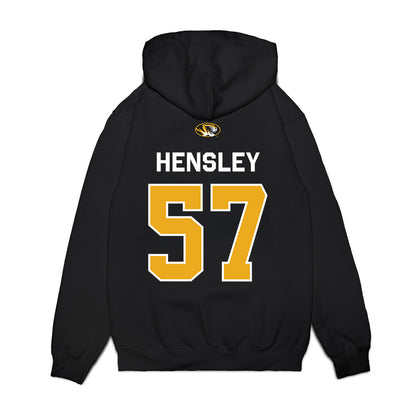 Missouri - NCAA Football : Mark Hensley - Memorial Stadium 100 Year Anniversary Premium Hooded Sweatshirt-1
