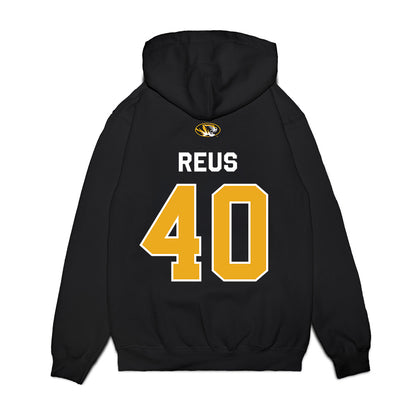Missouri - NCAA Football : Brunno Reus - Memorial Stadium 100 Year Anniversary Premium Hooded Sweatshirt-1