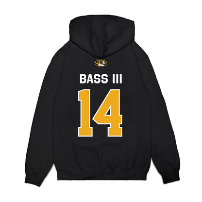 Missouri - NCAA Football : CJ Bass III - Memorial Stadium 100 Year Anniversary Premium Hooded Sweatshirt-1