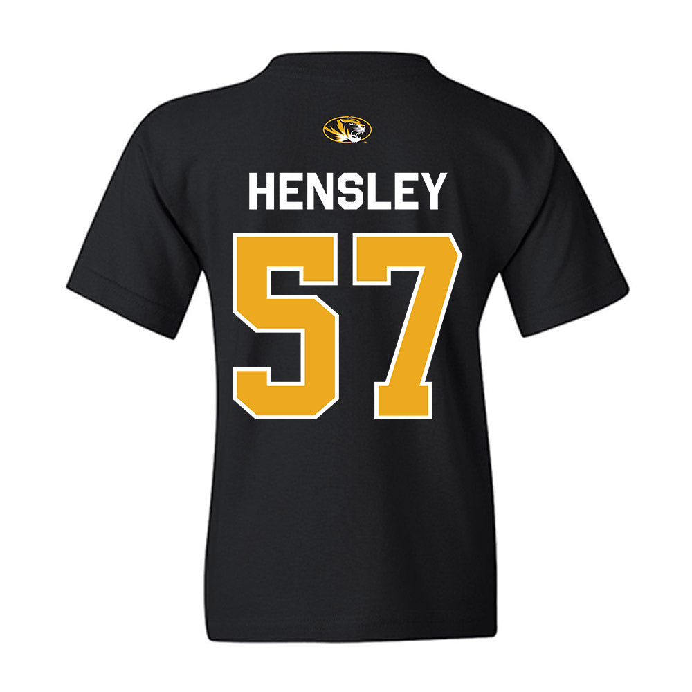 Missouri - NCAA Football : Mark Hensley - Memorial Stadium 100 Year Anniversary Youth T-Shirt-1