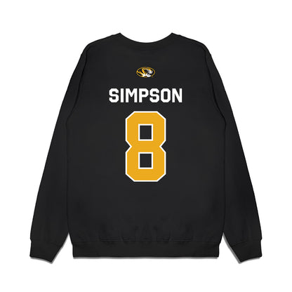 Missouri - NCAA Football : Donta Simpson - Memorial Stadium 100 Year Anniversary Premium Crewneck Sweatshirt-1