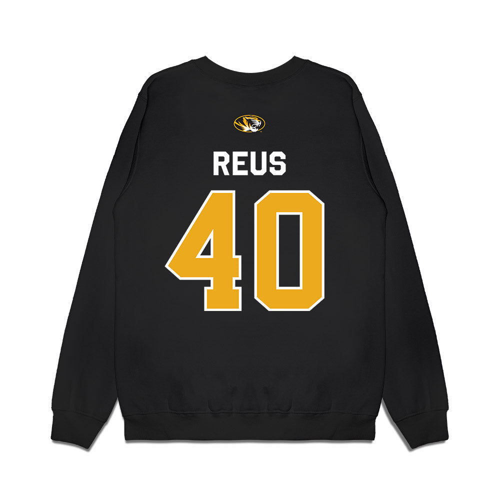 Missouri - NCAA Football : Brunno Reus - Memorial Stadium 100 Year Anniversary Premium Crewneck Sweatshirt-1