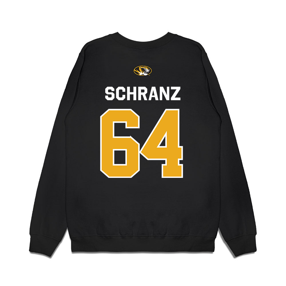 Missouri - NCAA Football : Joseph Schranz - Memorial Stadium 100 Year Anniversary Premium Crewneck Sweatshirt-1