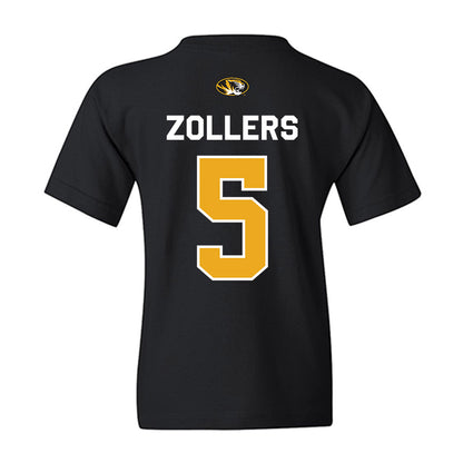 Missouri - NCAA Football : Matt Zollers - Memorial Stadium 100 Year Anniversary Youth T-Shirt-1