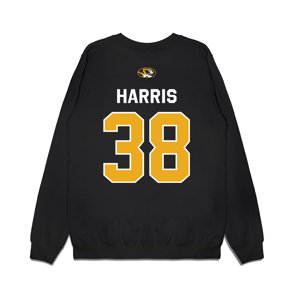 Missouri - NCAA Football : Keenan Harris - Memorial Stadium 100 Year Anniversary Premium Crewneck Sweatshirt-1