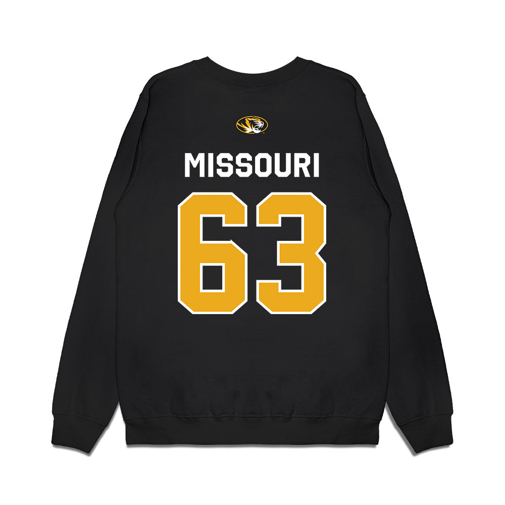 Missouri - NCAA Football : Chace Missouri - Memorial Stadium 100 Year Anniversary Premium Crewneck Sweatshirt-1