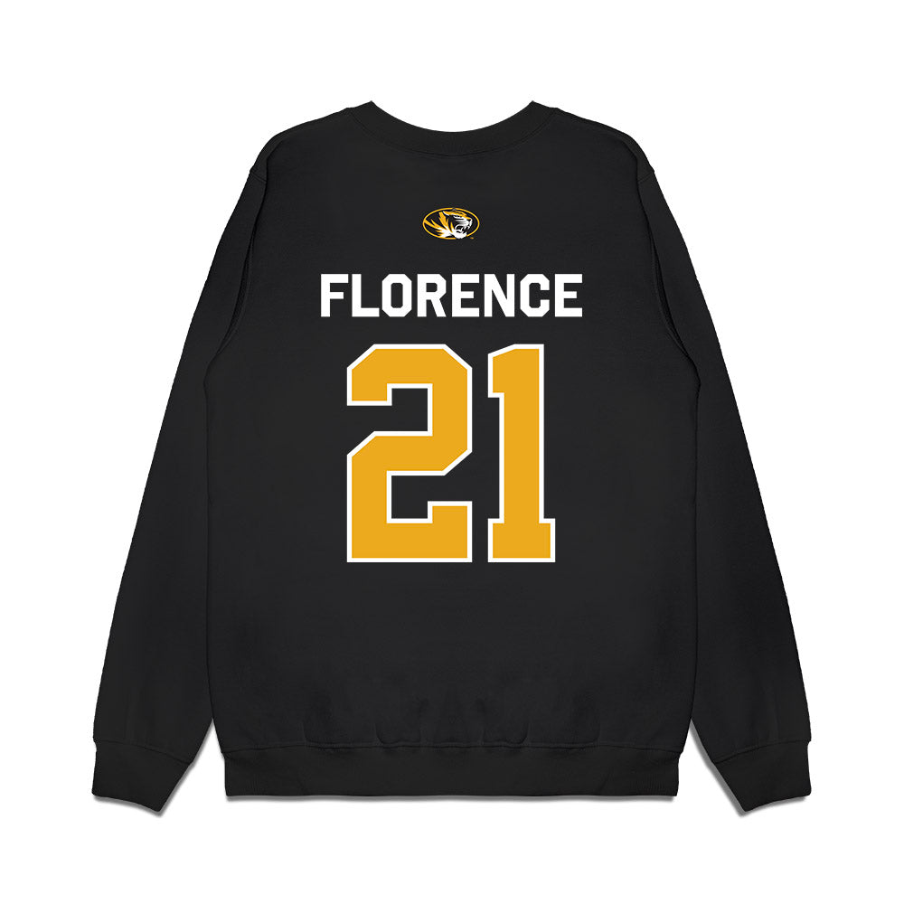 Missouri - NCAA Football : Jahlil Florence - Memorial Stadium 100 Year Anniversary Premium Crewneck Sweatshirt-1