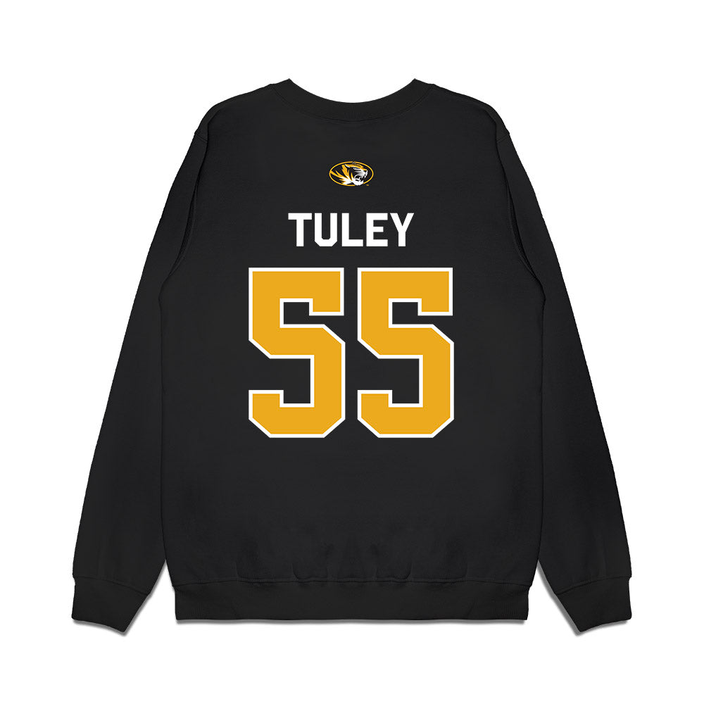 Missouri - NCAA Football : Cavan Tuley - Memorial Stadium 100 Year Anniversary Premium Crewneck Sweatshirt-1