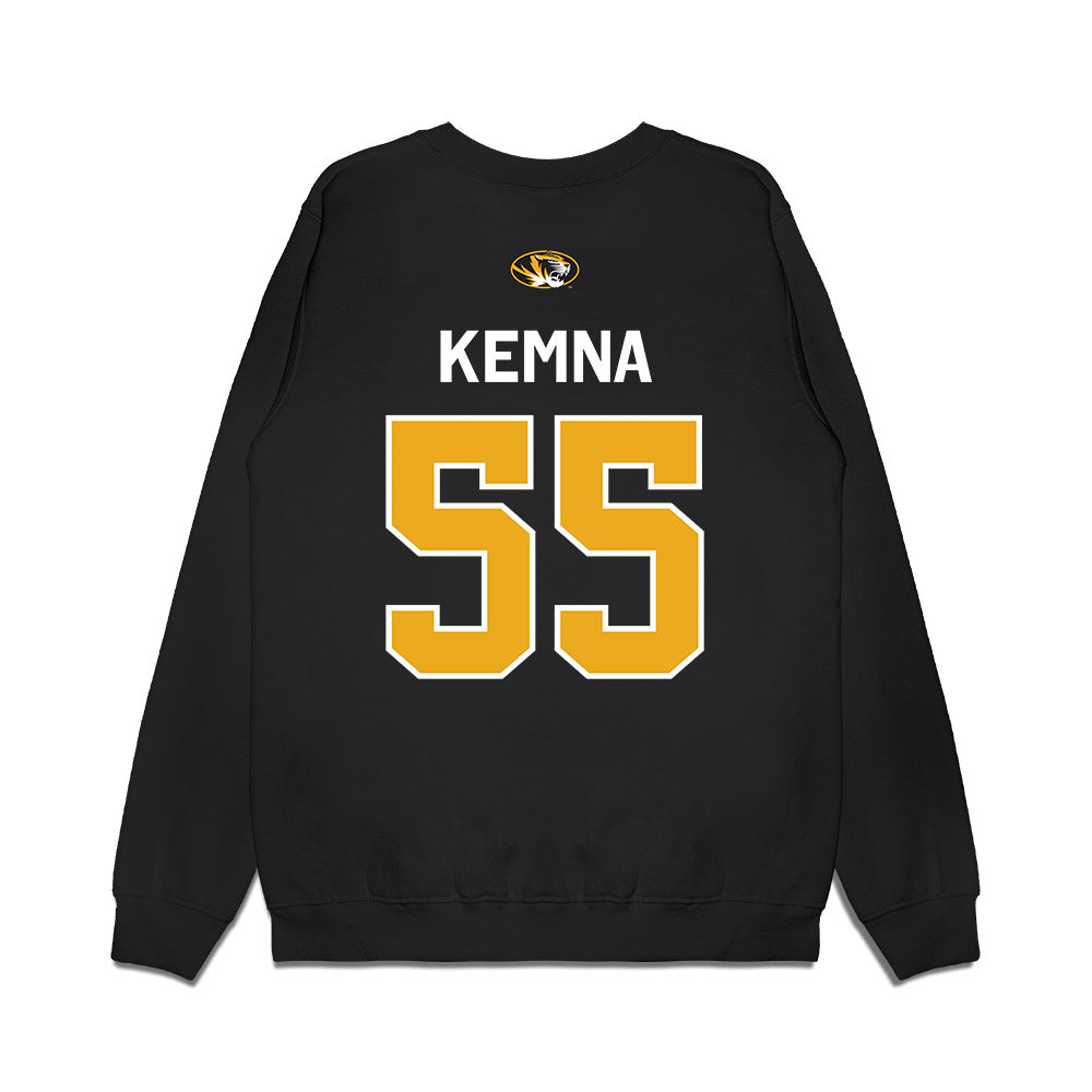 Missouri - NCAA Football : Will Kemna - Memorial Stadium 100 Year Anniversary Premium Crewneck Sweatshirt-1