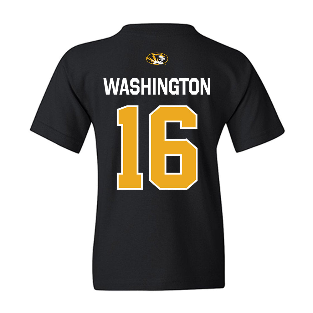 Missouri - NCAA Football : Bobby Washington - Memorial Stadium 100 Year Anniversary Youth T-Shirt-1