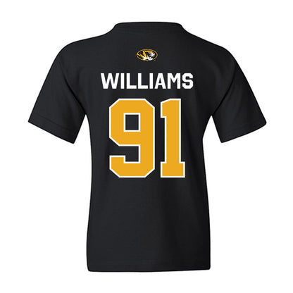 Missouri - NCAA Football : Elias Williams - Memorial Stadium 100 Year Anniversary Youth T-Shirt-1