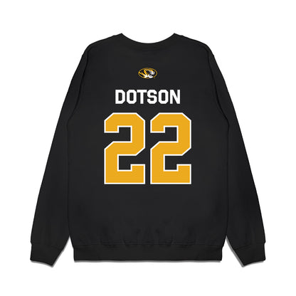 Missouri - NCAA Football : Elijah Dotson - Memorial Stadium 100 Year Anniversary Premium Crewneck Sweatshirt-1