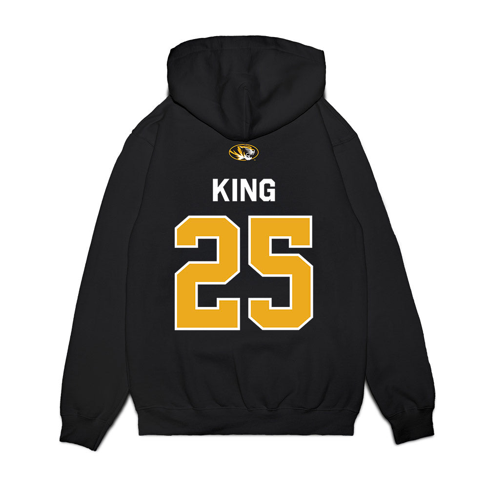 Missouri - NCAA Football : Jason King - Memorial Stadium 100 Year Anniversary Premium Hooded Sweatshirt-1