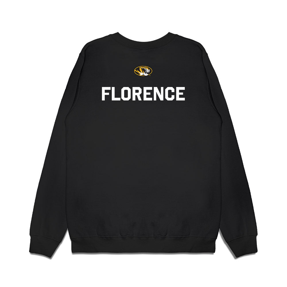 Missouri - NCAA Football : Jahlil Florence - Memorial Stadium 100 Year Anniversary Premium Crewneck Sweatshirt-1