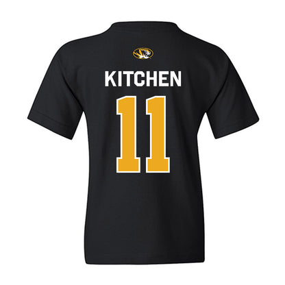 Missouri - NCAA Football : Langden Kitchen - Memorial Stadium 100 Year Anniversary Youth T-Shirt-1