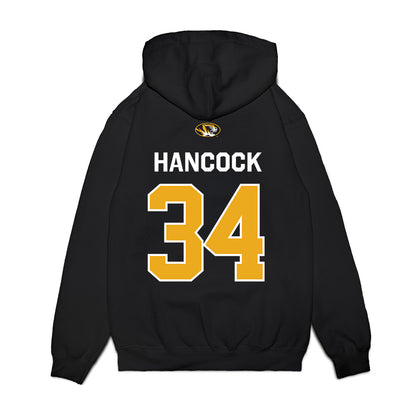 Missouri - NCAA Football : Jackson Hancock - Memorial Stadium 100 Year Anniversary Premium Hooded Sweatshirt-1