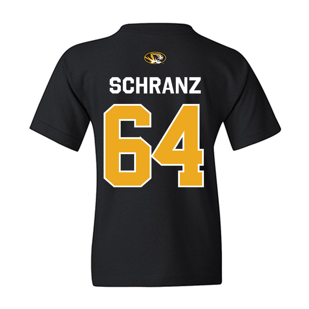 Missouri - NCAA Football : Joseph Schranz - Memorial Stadium 100 Year Anniversary Youth T-Shirt-1