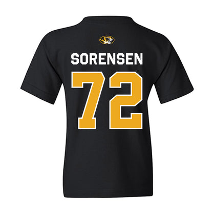Missouri - NCAA Football : Colin Sorensen - Memorial Stadium 100 Year Anniversary Youth T-Shirt-1