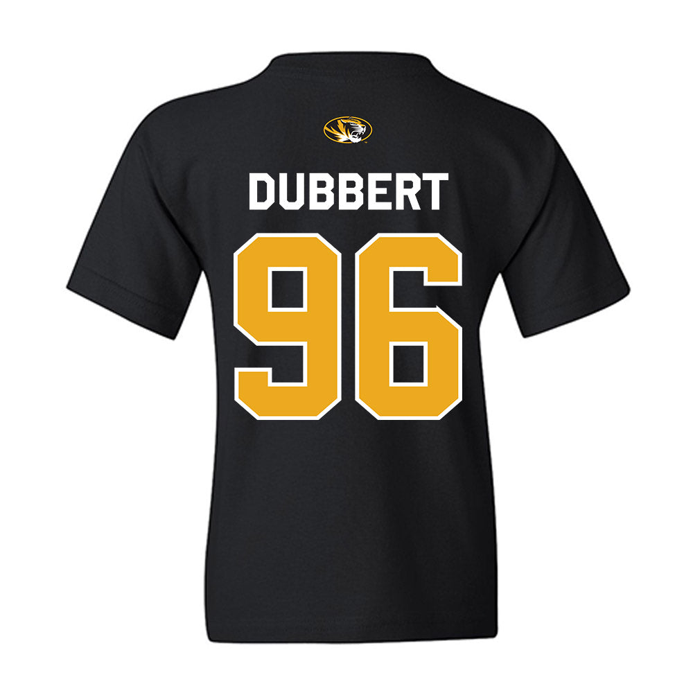 Missouri - NCAA Football : Aidan Dubbert - Memorial Stadium 100 Year Anniversary Youth T-Shirt-1