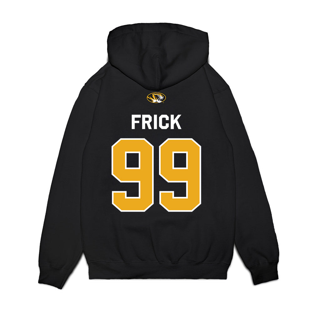 Missouri - NCAA Football : Jadon Frick - Memorial Stadium 100 Year Anniversary Premium Hooded Sweatshirt-1