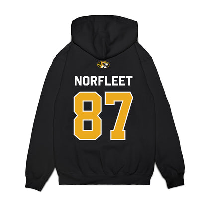 Missouri - NCAA Football : Brett Norfleet - Memorial Stadium 100 Year Anniversary Premium Hooded Sweatshirt-1