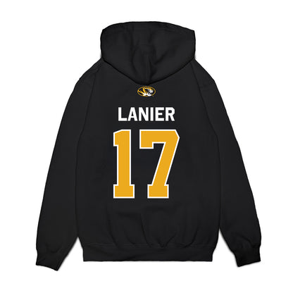 Missouri - NCAA Football : Kenric Lanier - Memorial Stadium 100 Year Anniversary Premium Hooded Sweatshirt-1