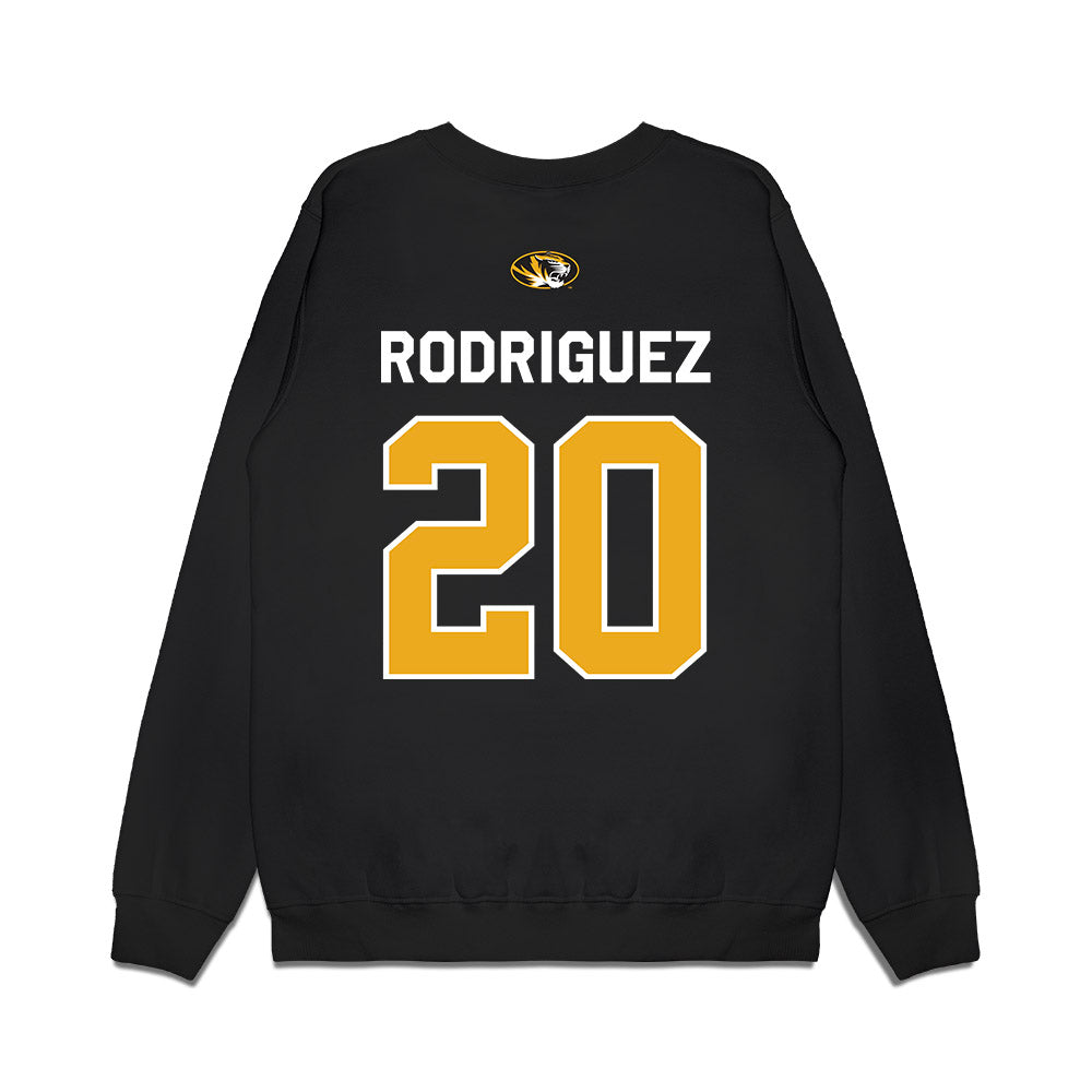 Missouri - NCAA Football : Nicholas Rodriguez - Memorial Stadium 100 Year Anniversary Premium Crewneck Sweatshirt-1