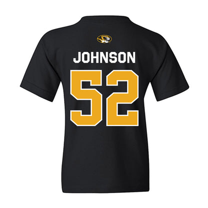 Missouri - NCAA Football : Demarcus Johnson - Memorial Stadium 100 Year Anniversary Youth T-Shirt-1