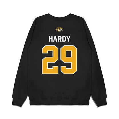 Missouri - NCAA Football : Ahmad Hardy - Memorial Stadium 100 Year Anniversary Premium Crewneck Sweatshirt-1