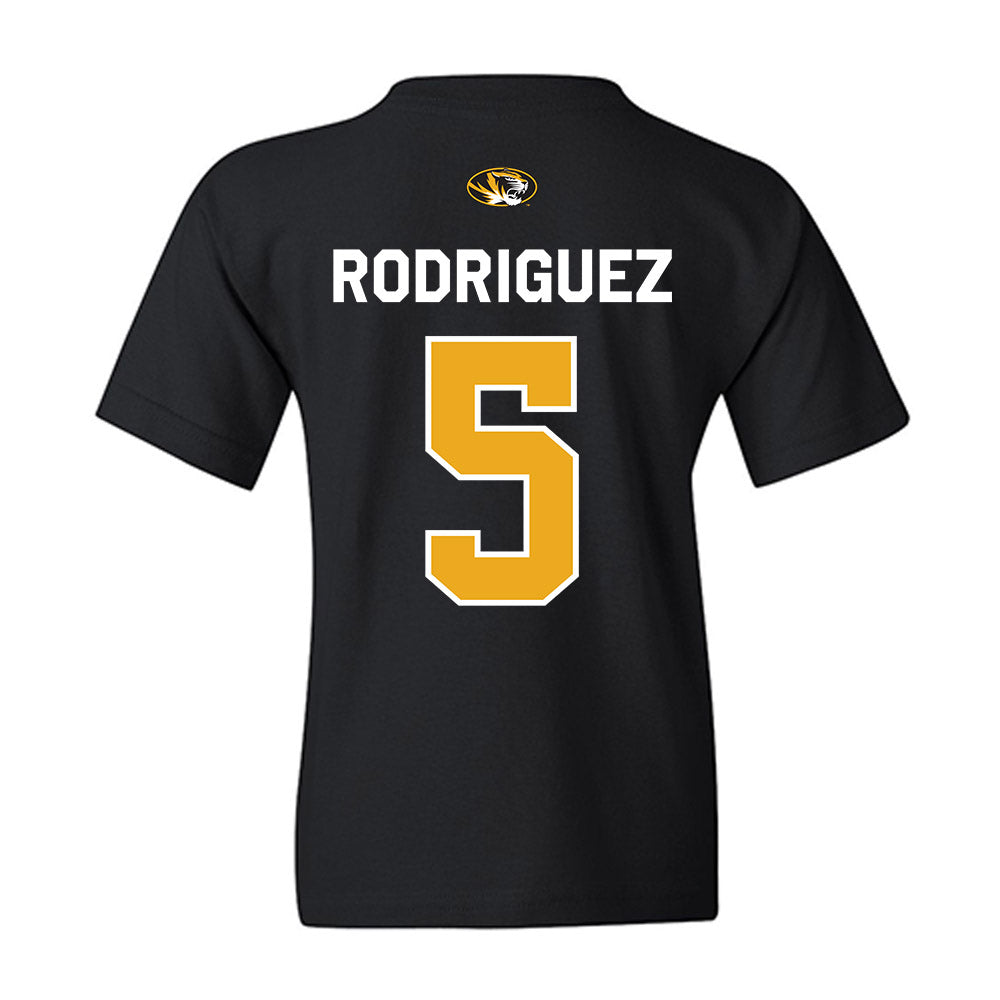 Missouri - NCAA Football : Nicholas Rodriguez - Memorial Stadium 100 Year Anniversary Youth T-Shirt-1