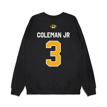 Missouri - NCAA Football : Kevin Coleman Jr - Memorial Stadium 100 Year Anniversary Premium Crewneck Sweatshirt-1