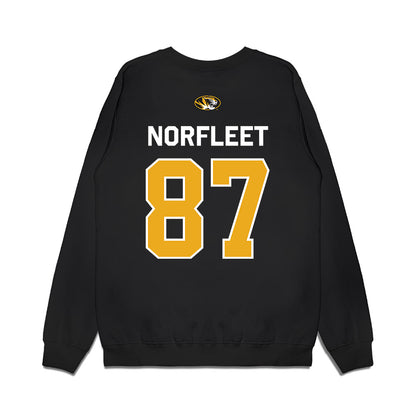 Missouri - NCAA Football : Brett Norfleet - Memorial Stadium 100 Year Anniversary Premium Crewneck Sweatshirt-1