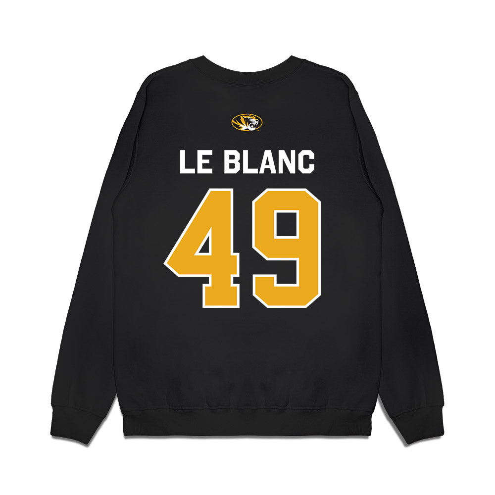 Missouri - NCAA Football : Brett Le Blanc - Memorial Stadium 100 Year Anniversary Premium Crewneck Sweatshirt-1
