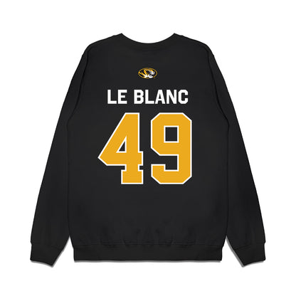 Missouri - NCAA Football : Brett Le Blanc - Memorial Stadium 100 Year Anniversary Premium Crewneck Sweatshirt-1