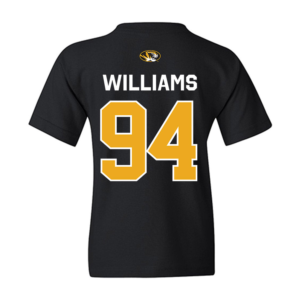 Missouri - NCAA Football : Samuel Williams - Memorial Stadium 100 Year Anniversary Youth T-Shirt-1