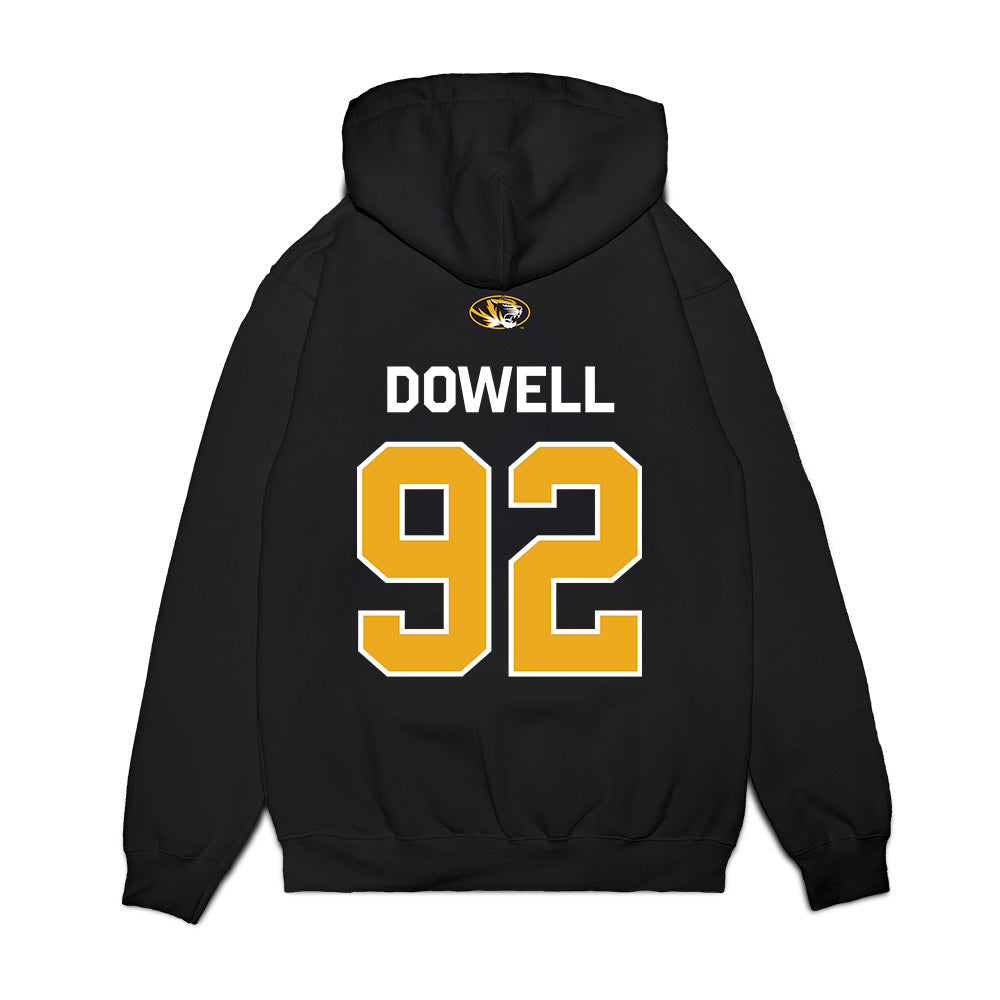 Missouri - NCAA Football : Jason Dowell - Memorial Stadium 100 Year Anniversary Premium Hooded Sweatshirt-1